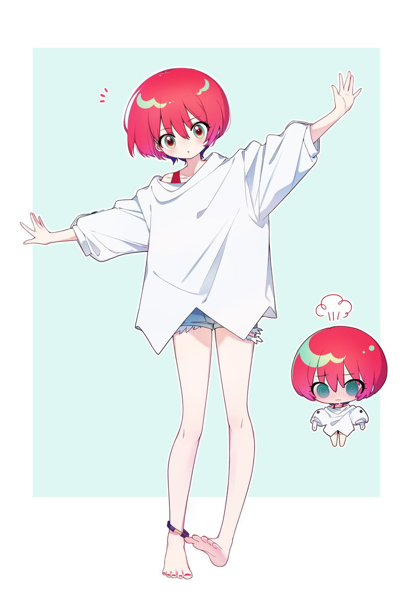 This is a pixiv picture whose title is ❤️.