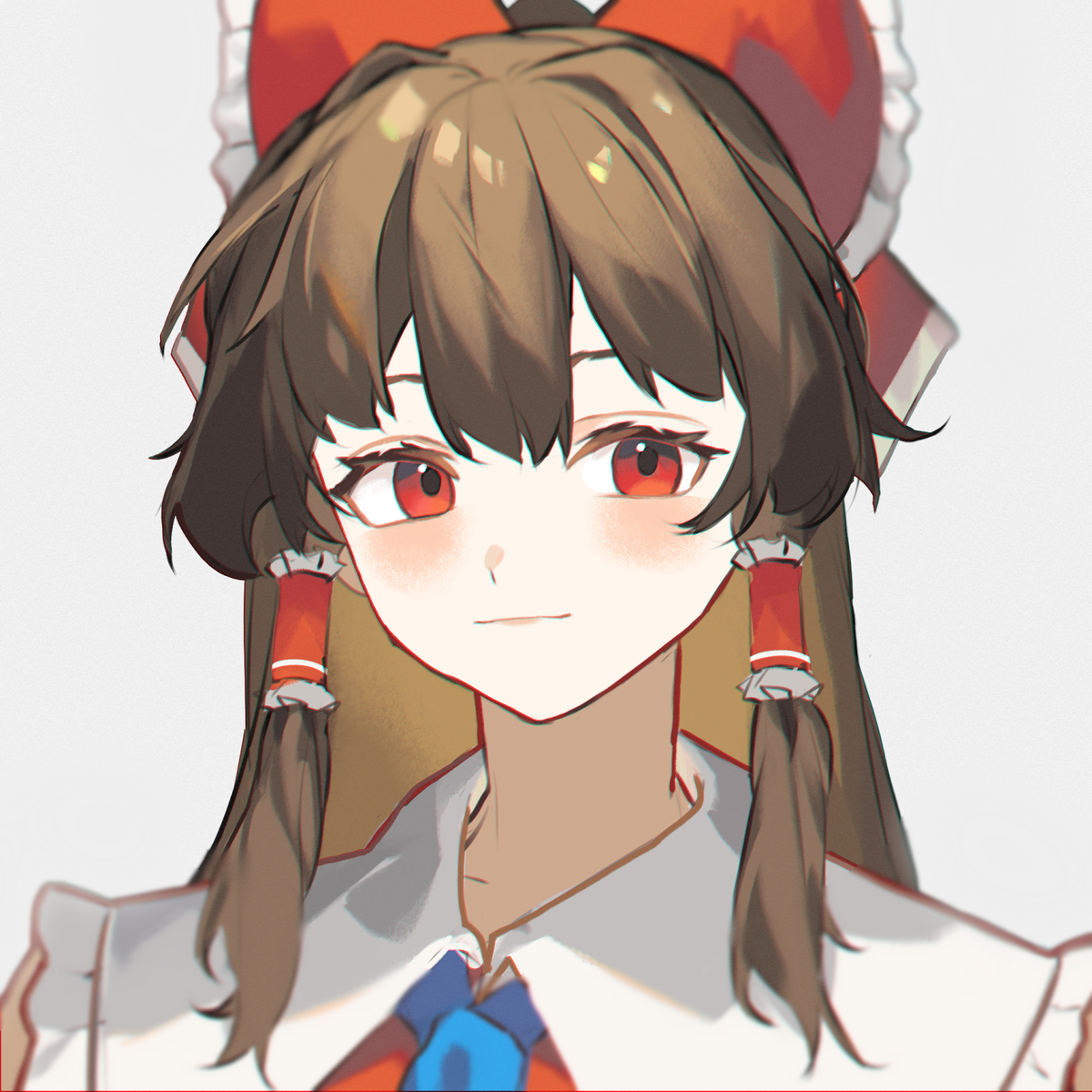 This is a pixiv picture whose title is Reimu.