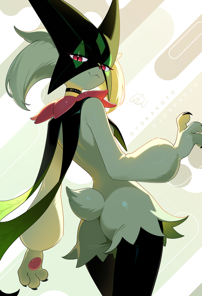 This is a pixiv picture whose title is Meowscarada ᓚ₍ ^. .^₎ ⋆⁺₊✧.