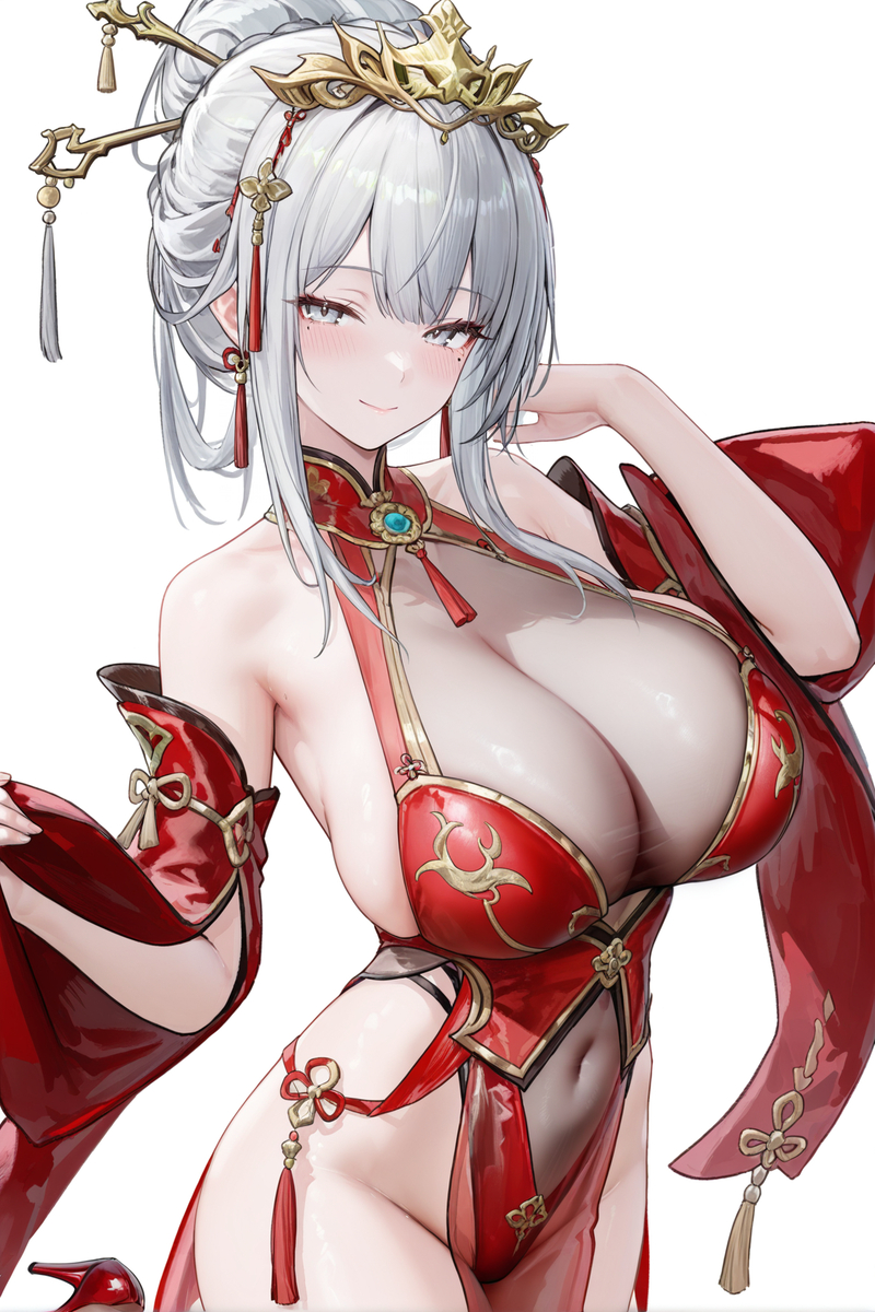 This is a pixiv picture whose title is （约稿公开）辰星婚服.
