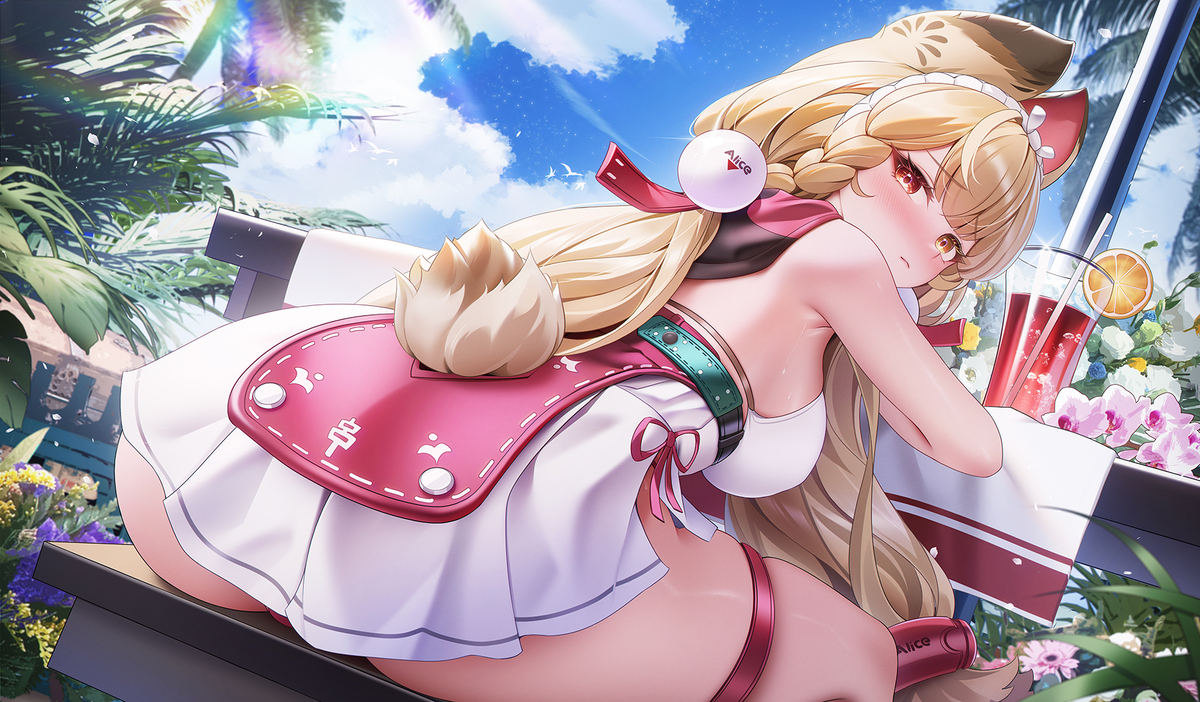 This is a pixiv picture whose title is 爱丽丝.