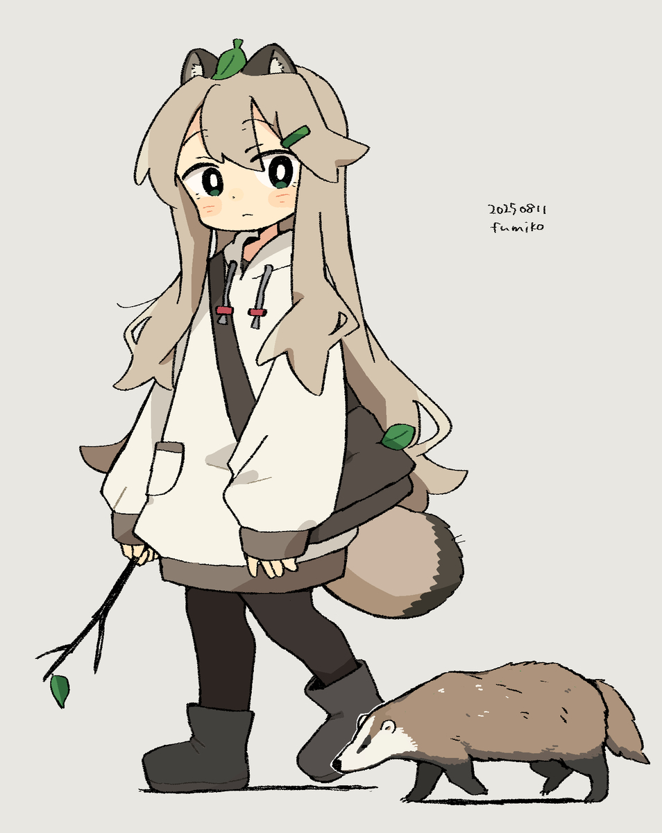 This is a pixiv picture whose title is 同じ穴の.