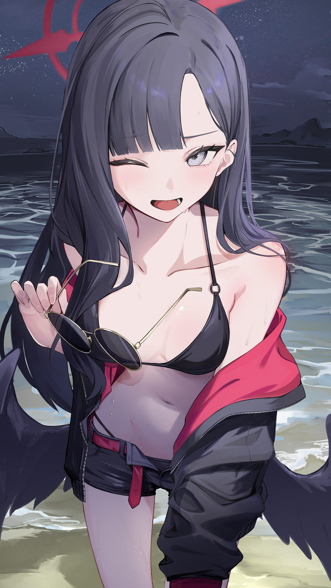 This is a pixiv picture whose title is 水着イチカ.