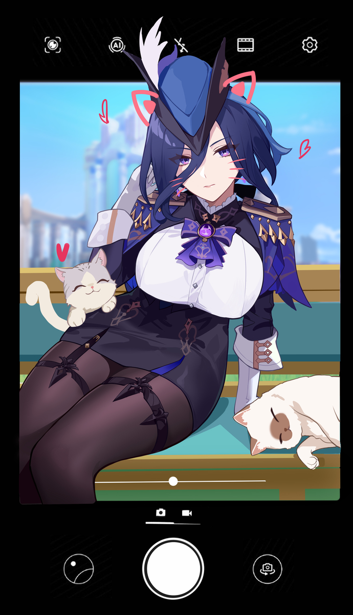 This is a pixiv picture whose title is クロリンデ.