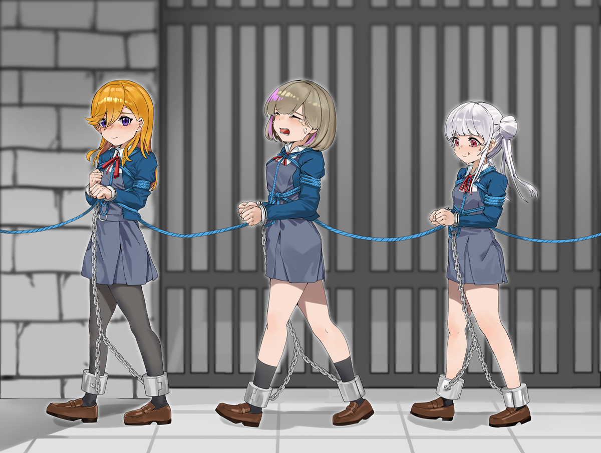 This is a pixiv picture whose title is 結ヶ丘地下牢同好会.
