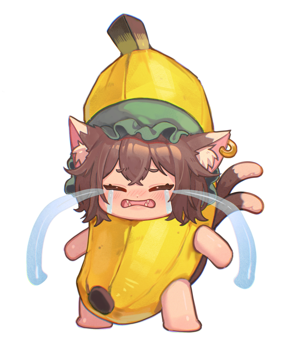 This is a pixiv picture whose title is 🍌🍎.