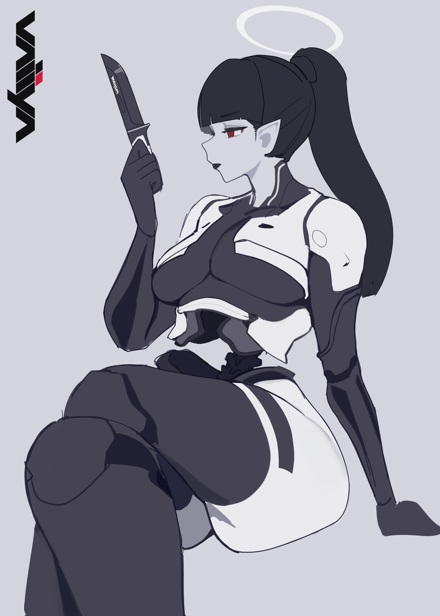 This is a pixiv picture whose title is プレデター.