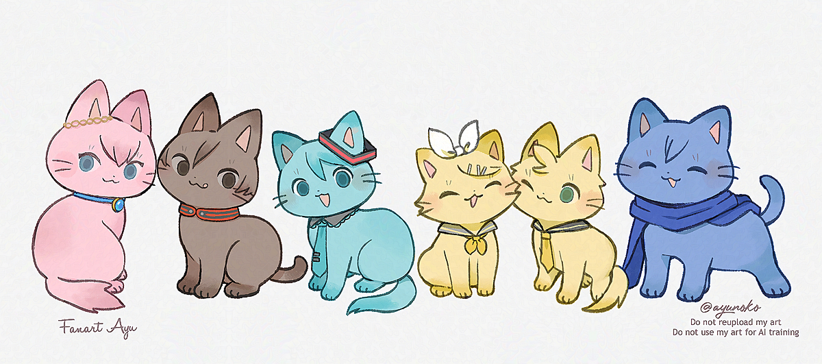 This is a pixiv picture whose title is にゃんころいど.
