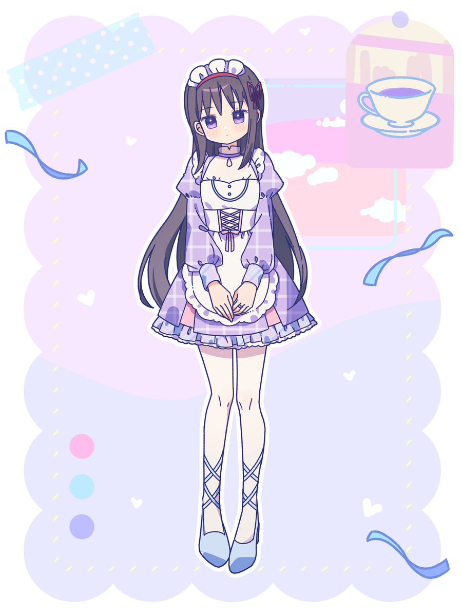 This is a pixiv picture whose title is メイドさんいろいろ.