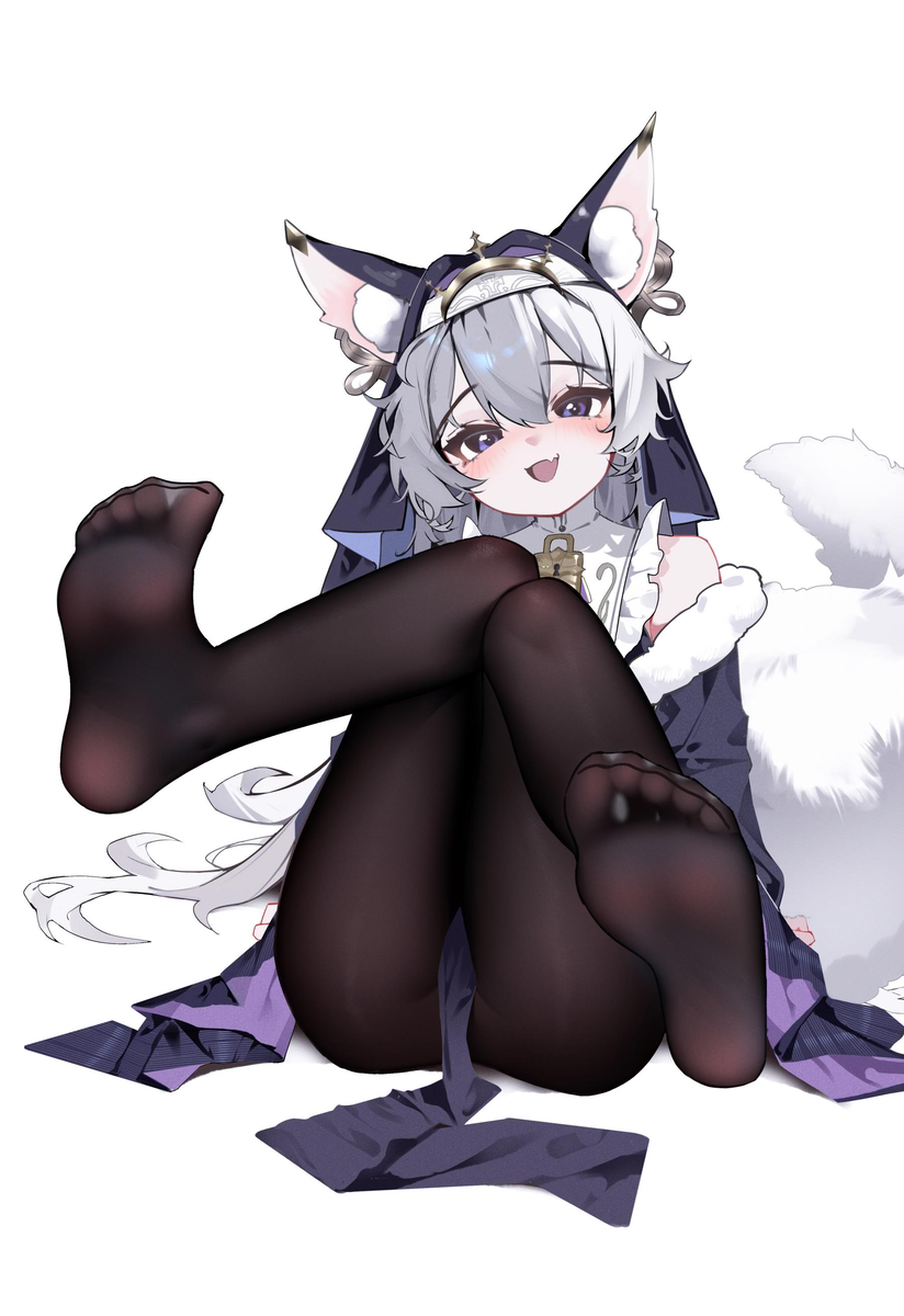 This is a pixiv picture whose title is 修女小狼jio.