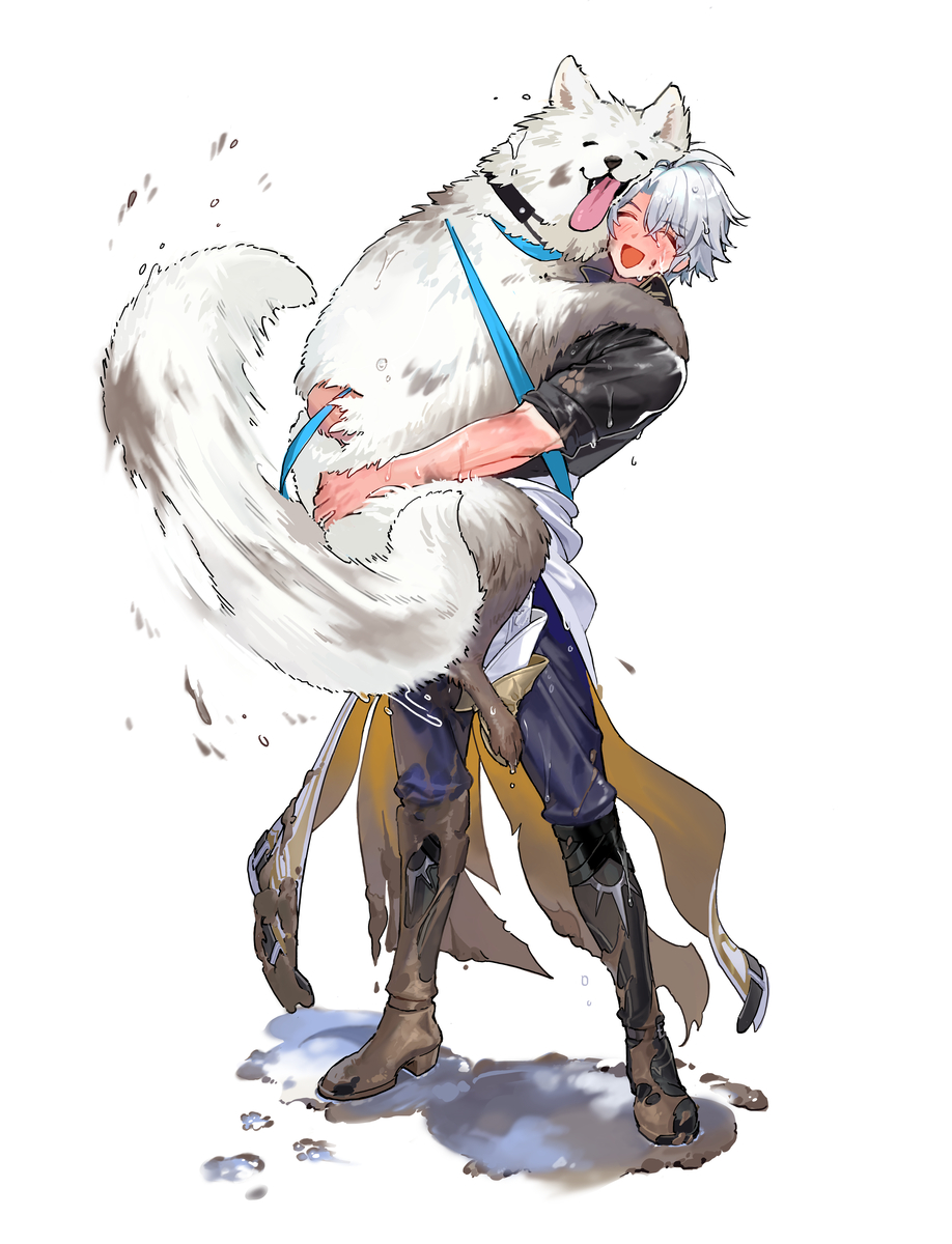 This is a pixiv picture whose title is どっちがシロノン.