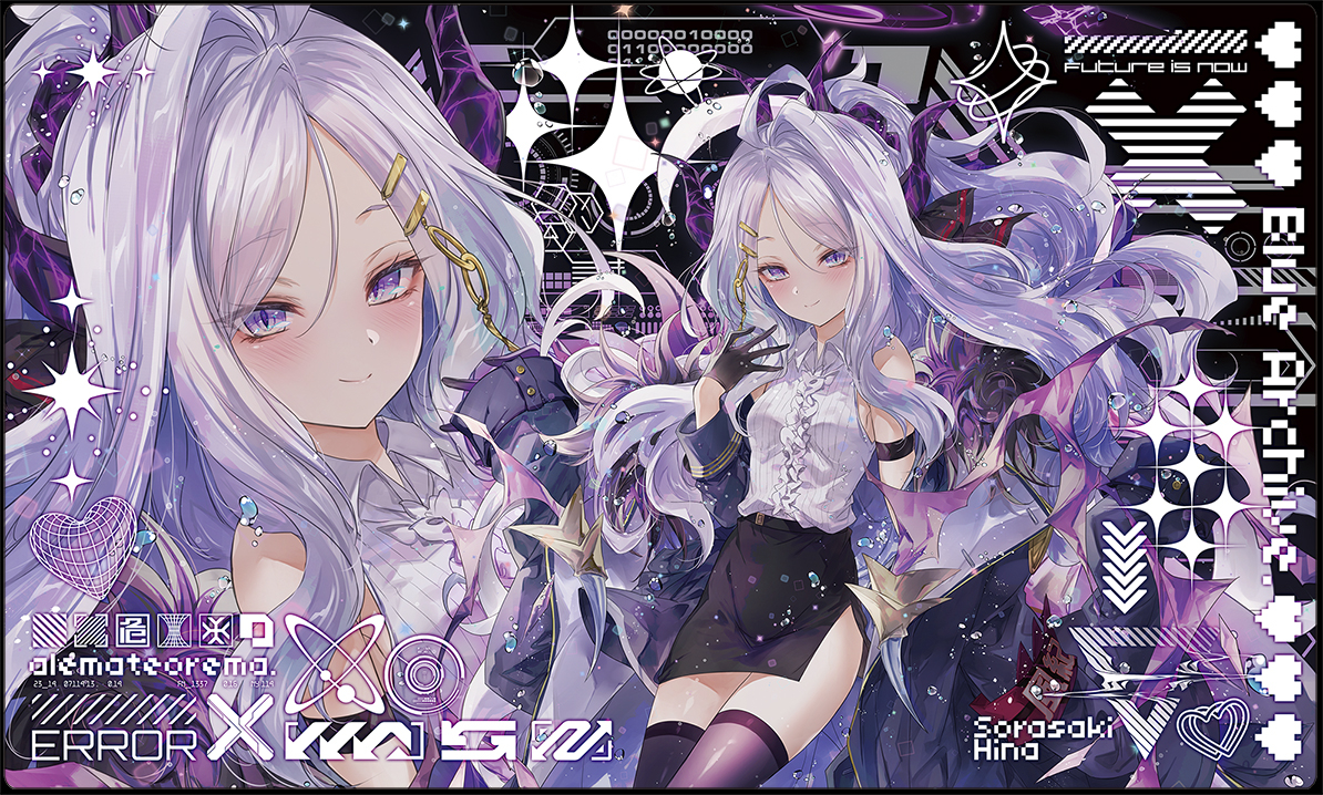 This is a pixiv picture whose title is C106夏コミ新作プレイマット「空崎ヒナ」第7弾.