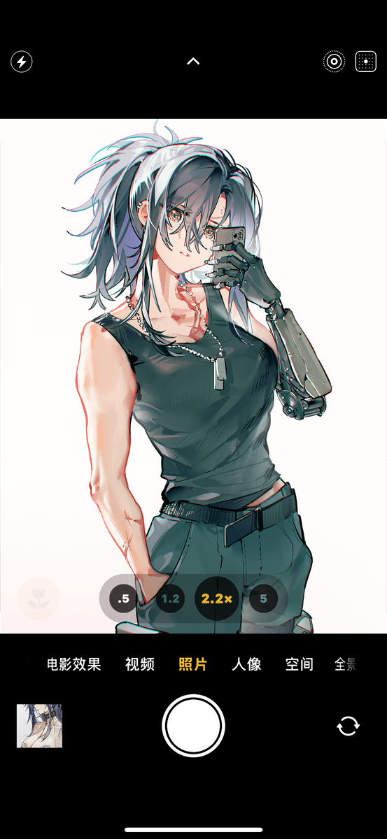 This is a pixiv picture whose title is Selfie.