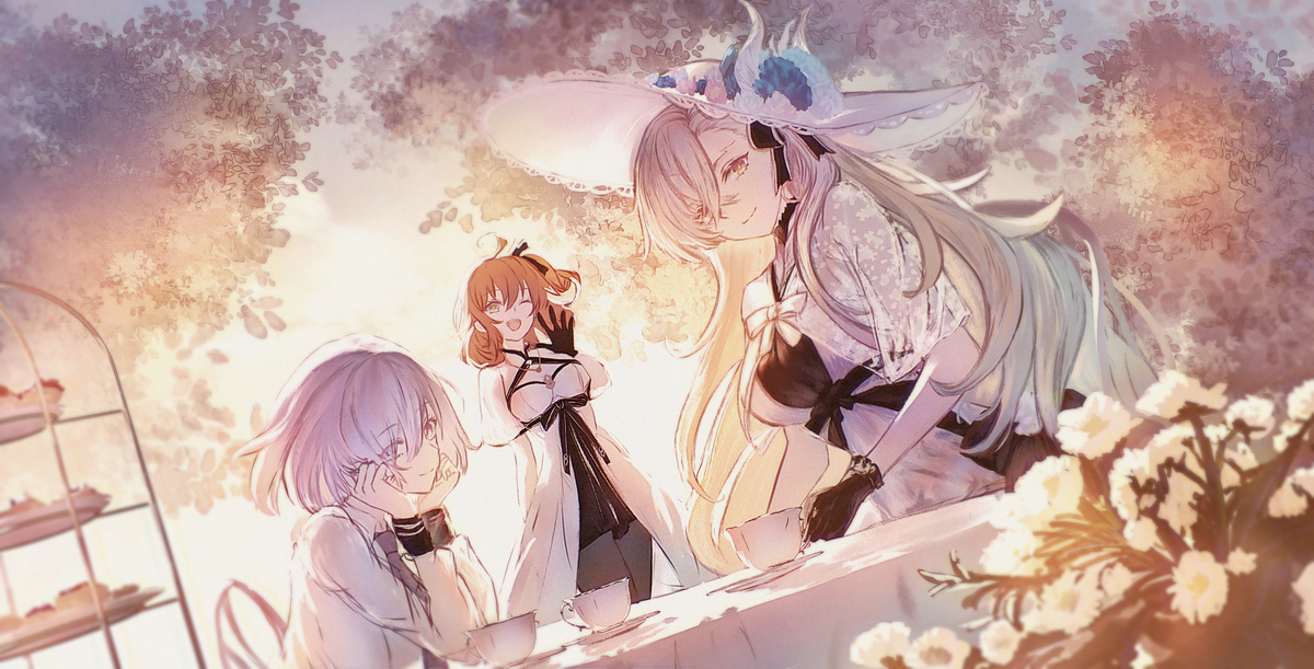 This is a pixiv picture whose title is カルデア女子会.