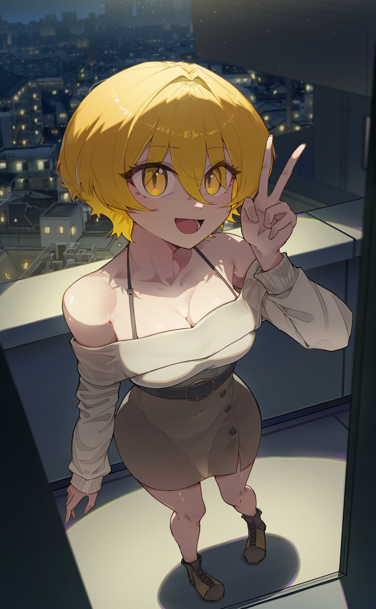 This is a pixiv picture whose title is ドンキ 私服.
