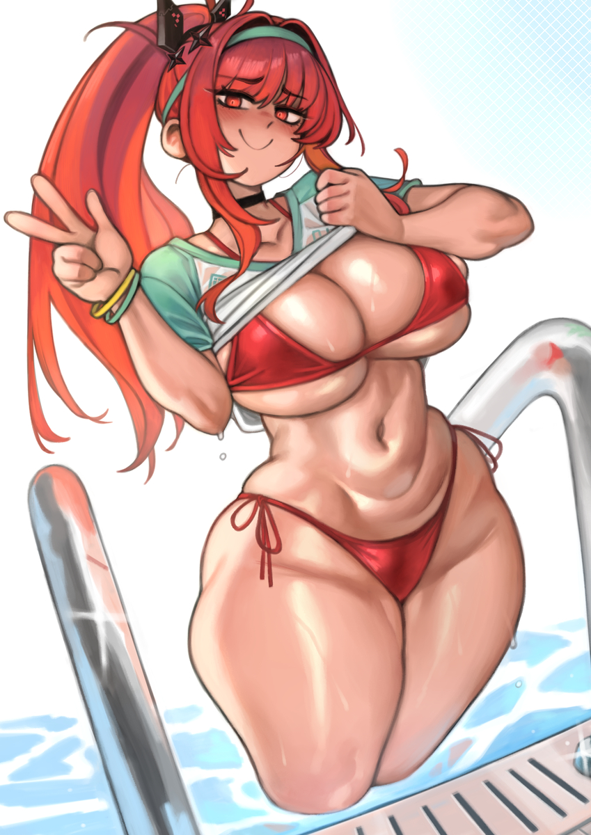 This is a pixiv picture whose title is Summer Rapi❤️🏖️.