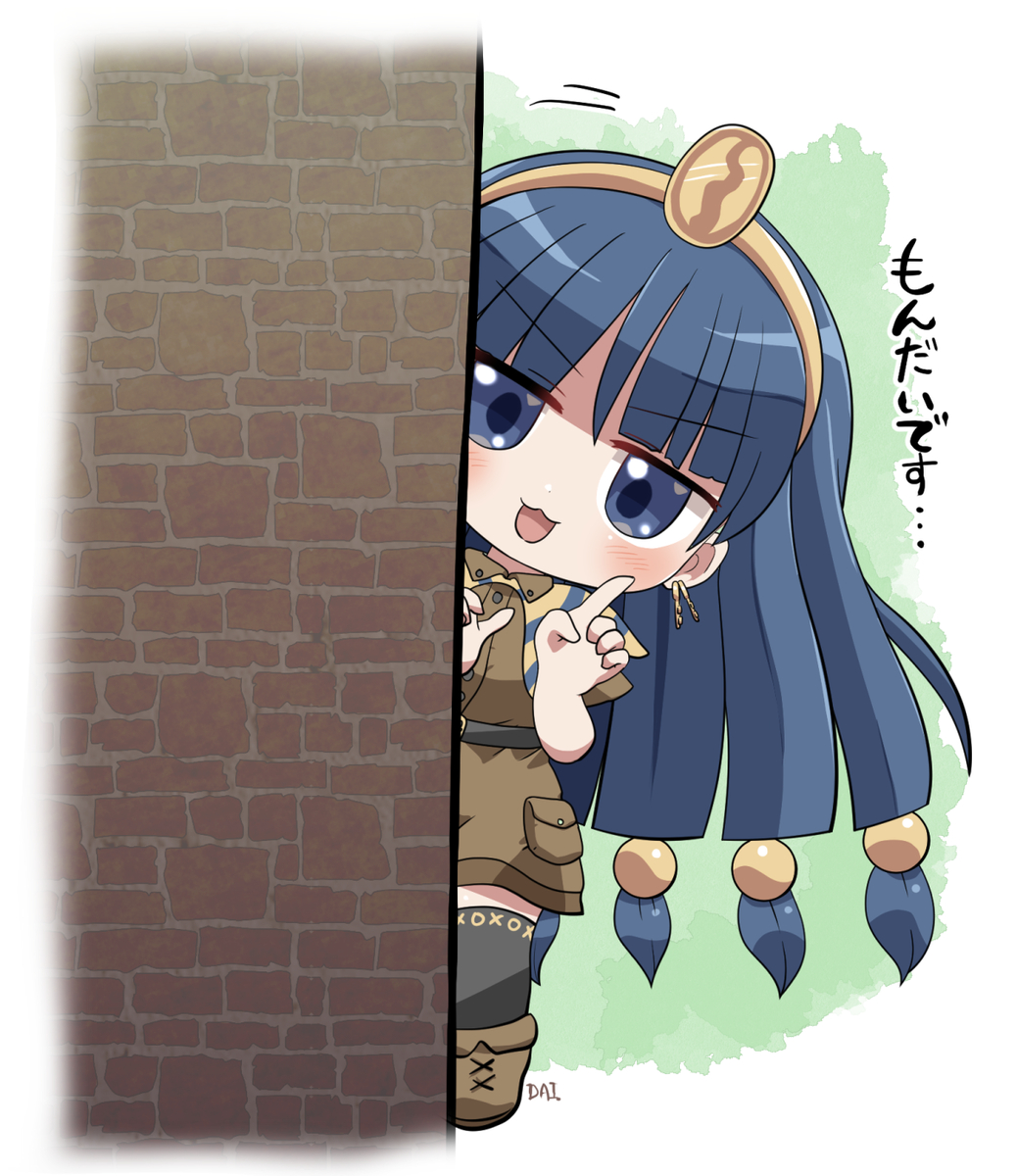 This is a pixiv picture whose title is 隙あらばこっそり出題してくるなれこさん.