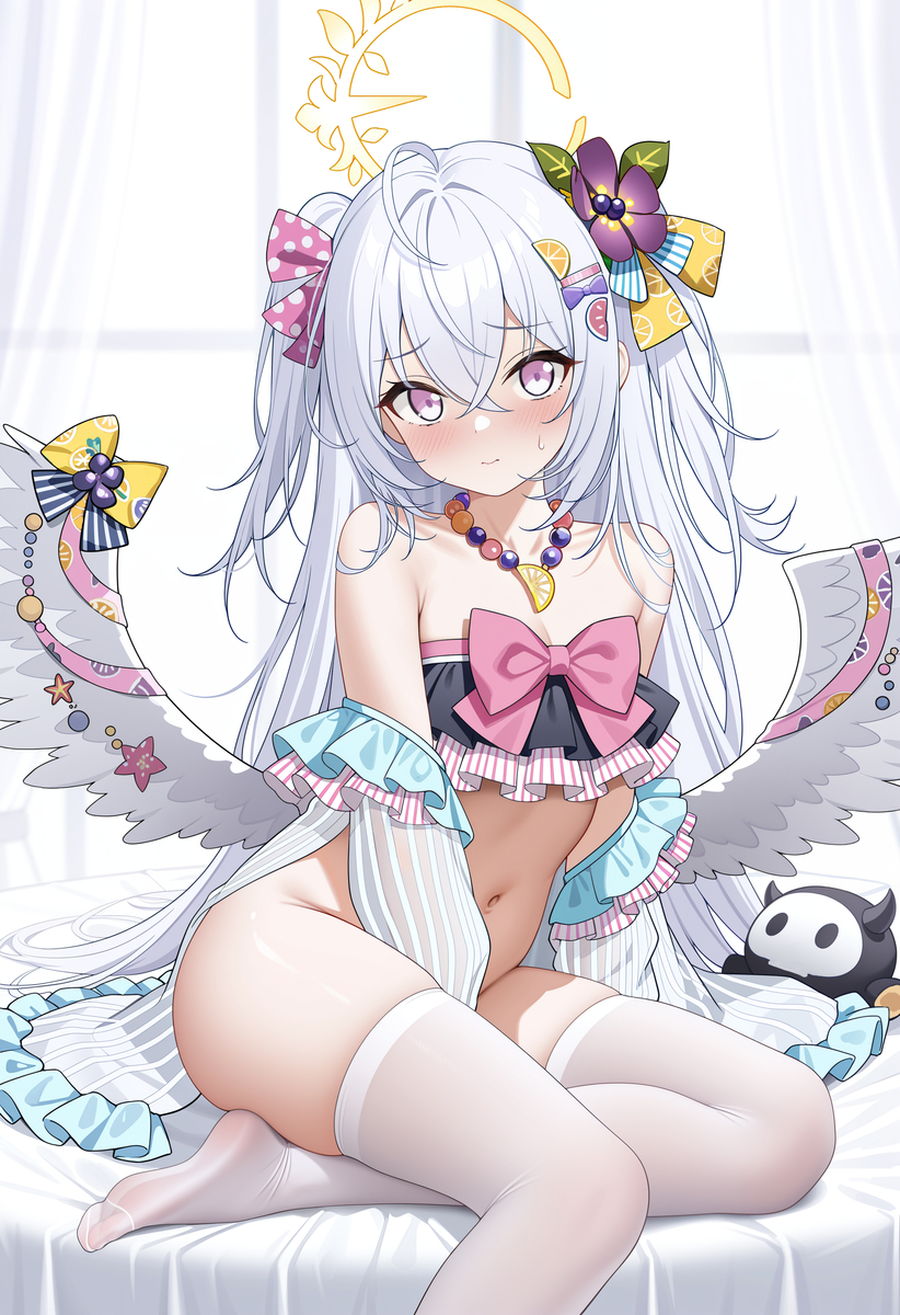 This is a pixiv picture whose title is 泳装小梓.