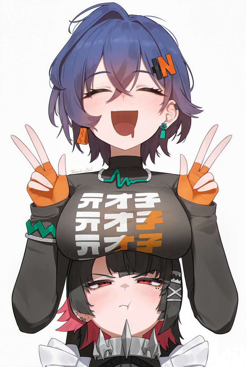 This is a pixiv picture whose title is リン & エレン・ジョー | Belle & Ellen Joe.