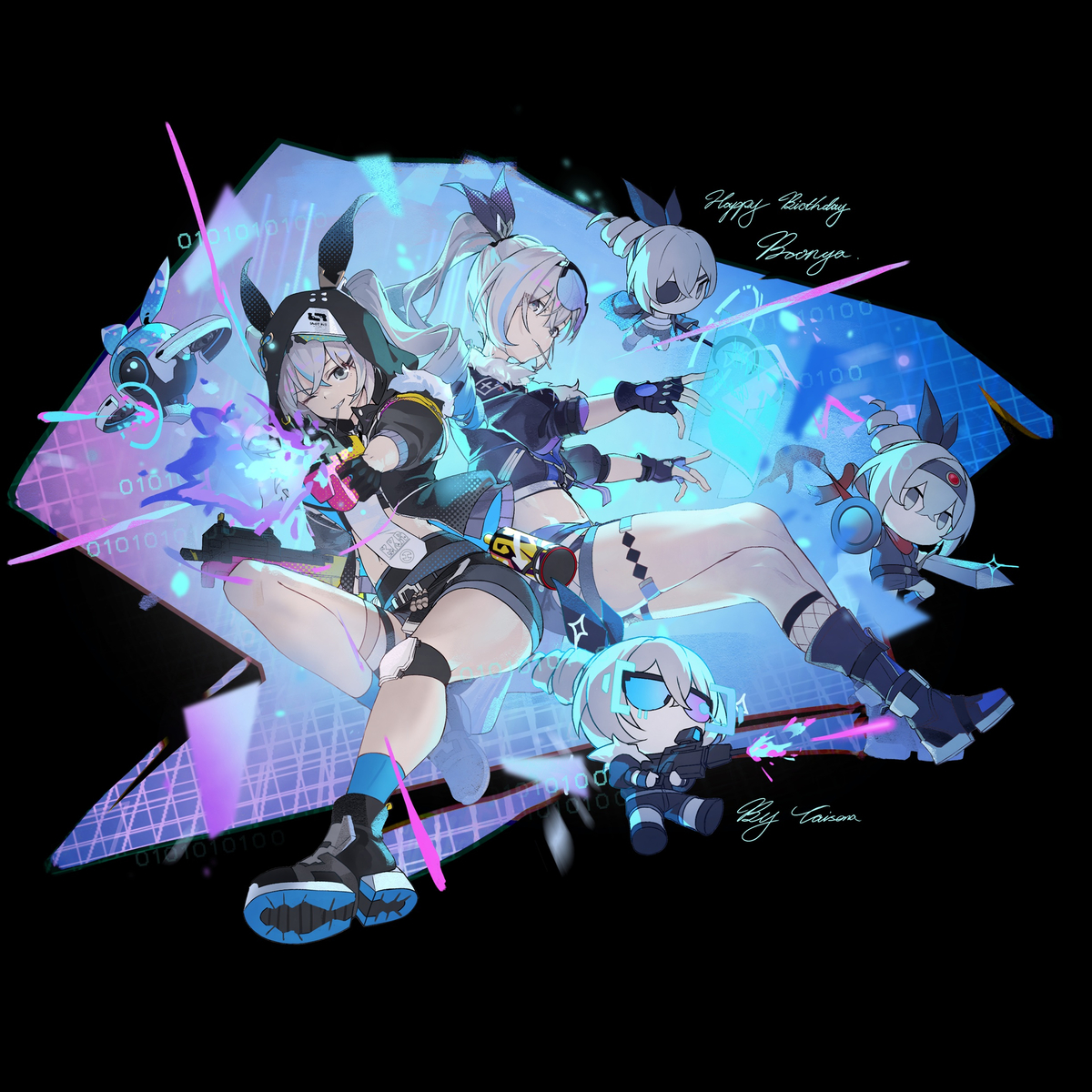 This is a pixiv picture whose title is 世界上的另一个我.