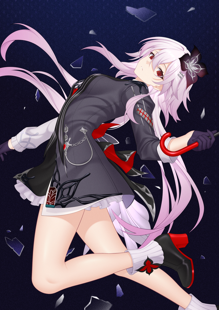 This is a pixiv picture whose title is 长夜月.