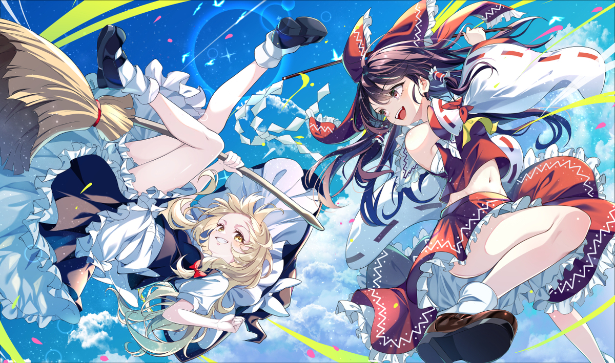This is a pixiv picture whose title is 戯れ少女.