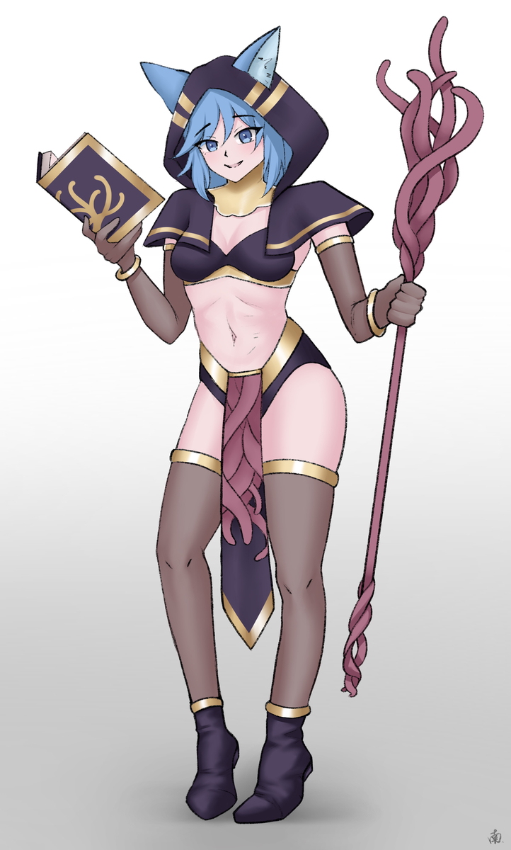 This is a pixiv picture whose title is Tentacle Witch.