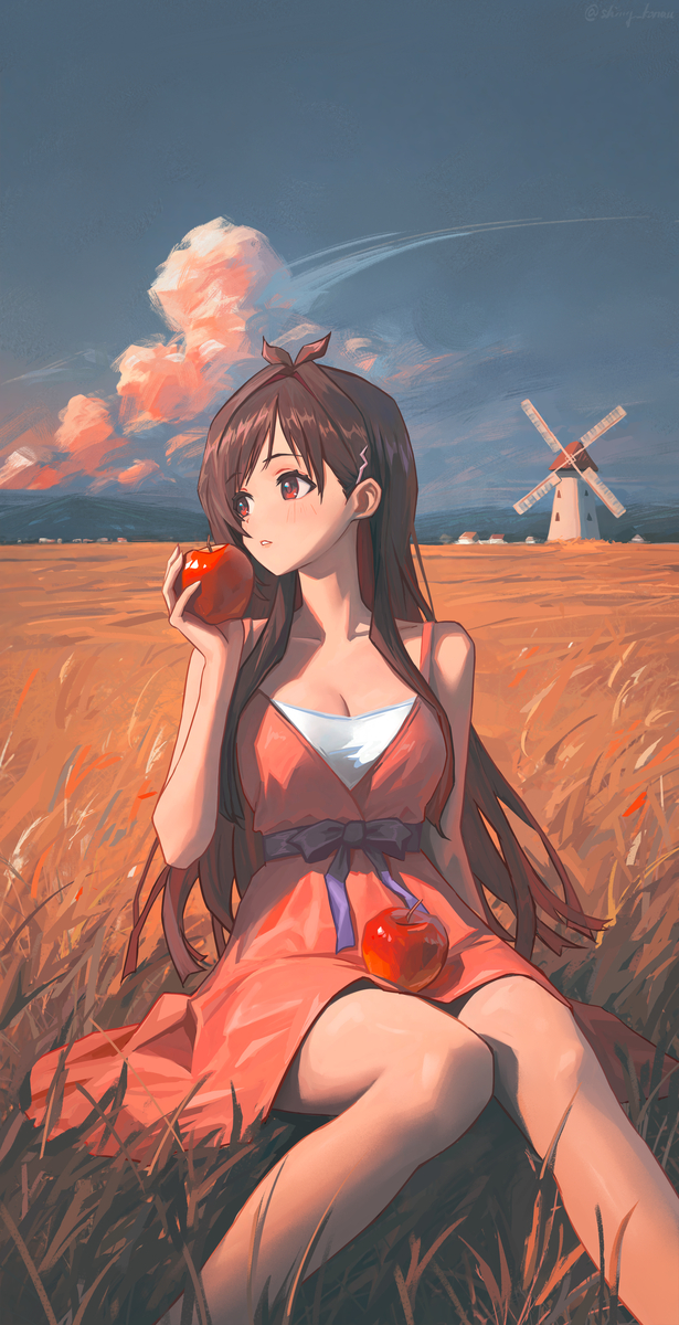 This is a pixiv picture whose title is りんご.