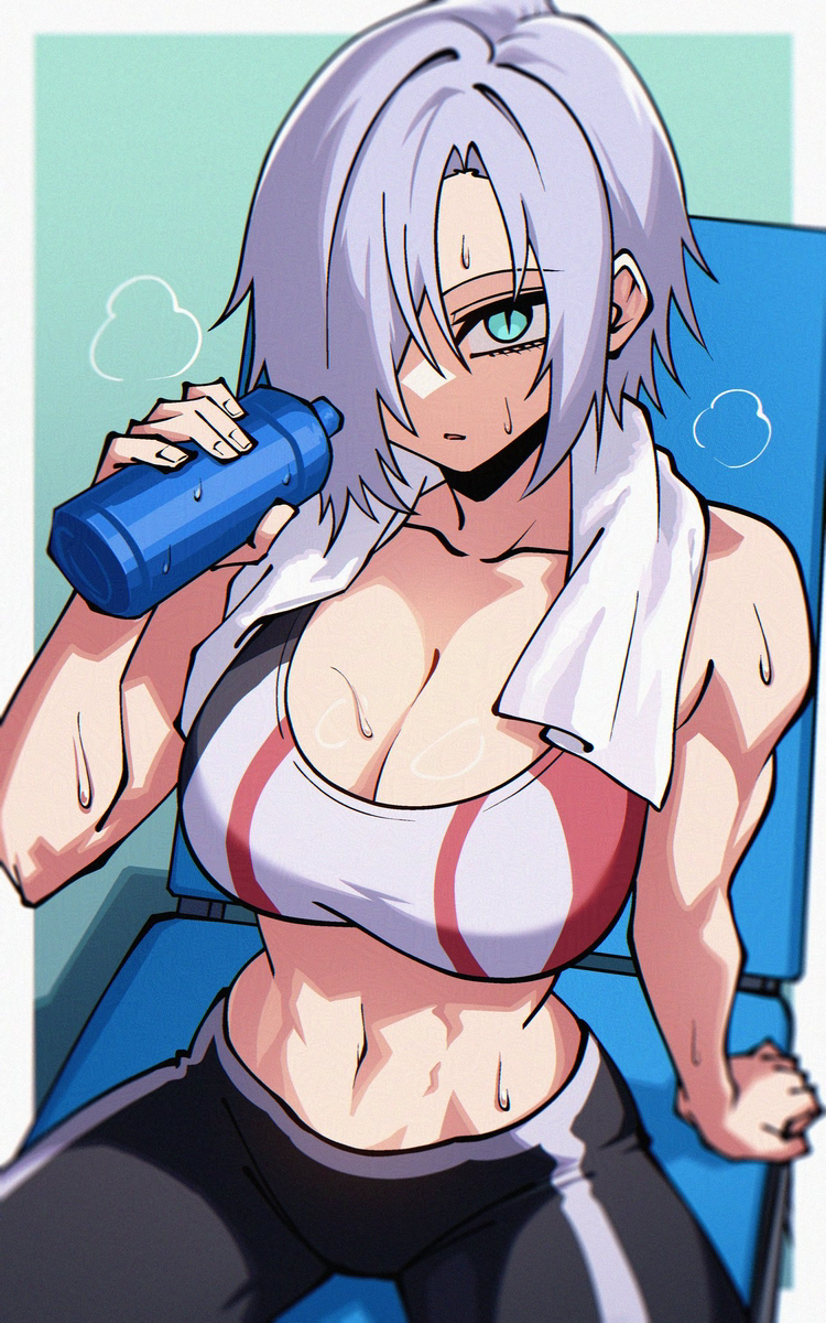 This is a pixiv picture whose title is Post workout MG5 comms.