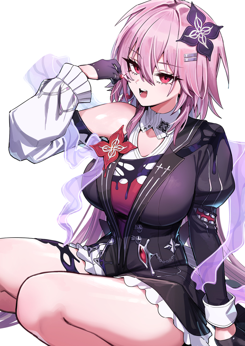 This is a pixiv picture whose title is 長夜月.