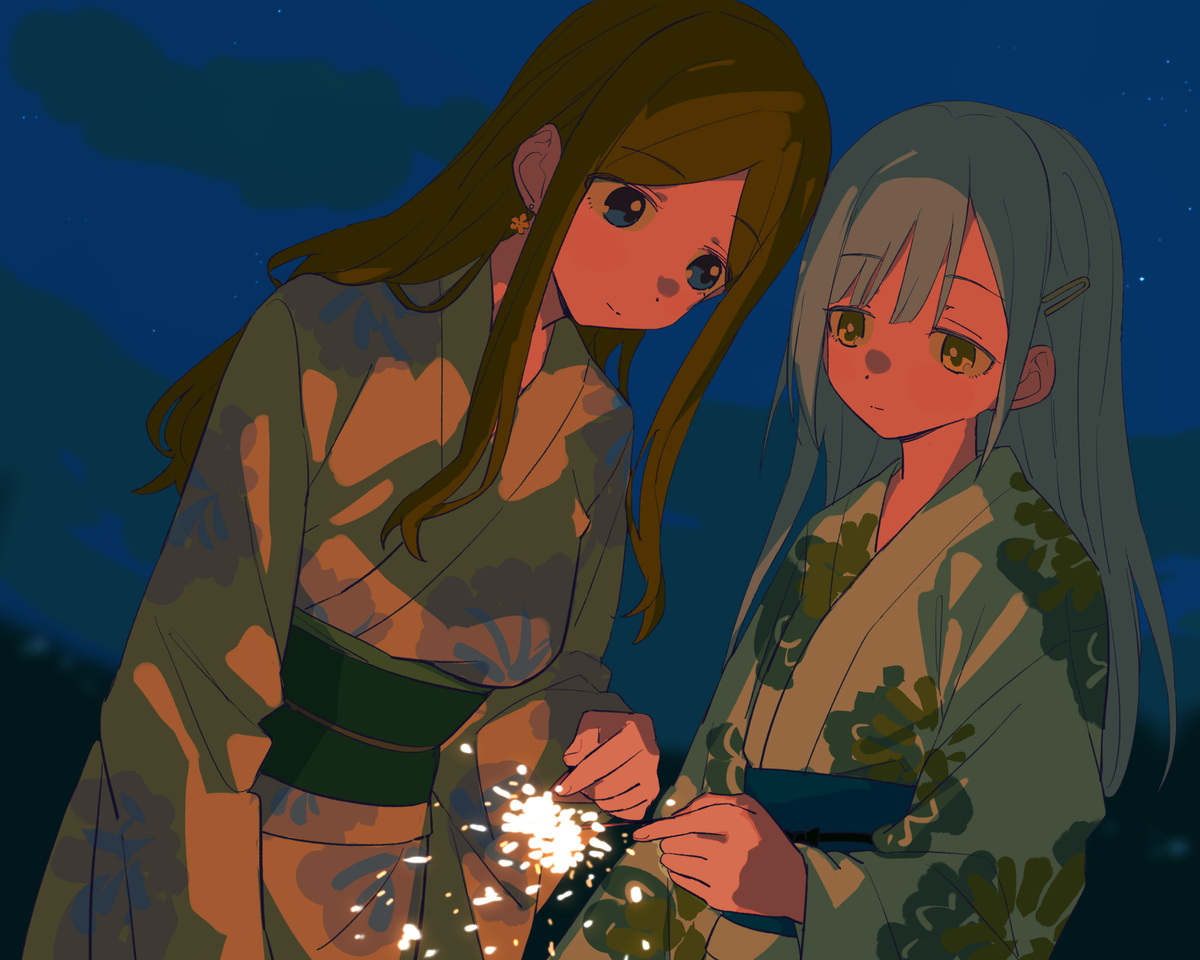 This is a pixiv picture whose title is 🎇🎇.