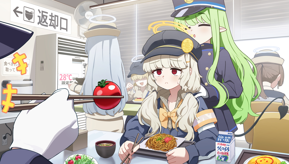 This is a pixiv picture whose title is あーんして.