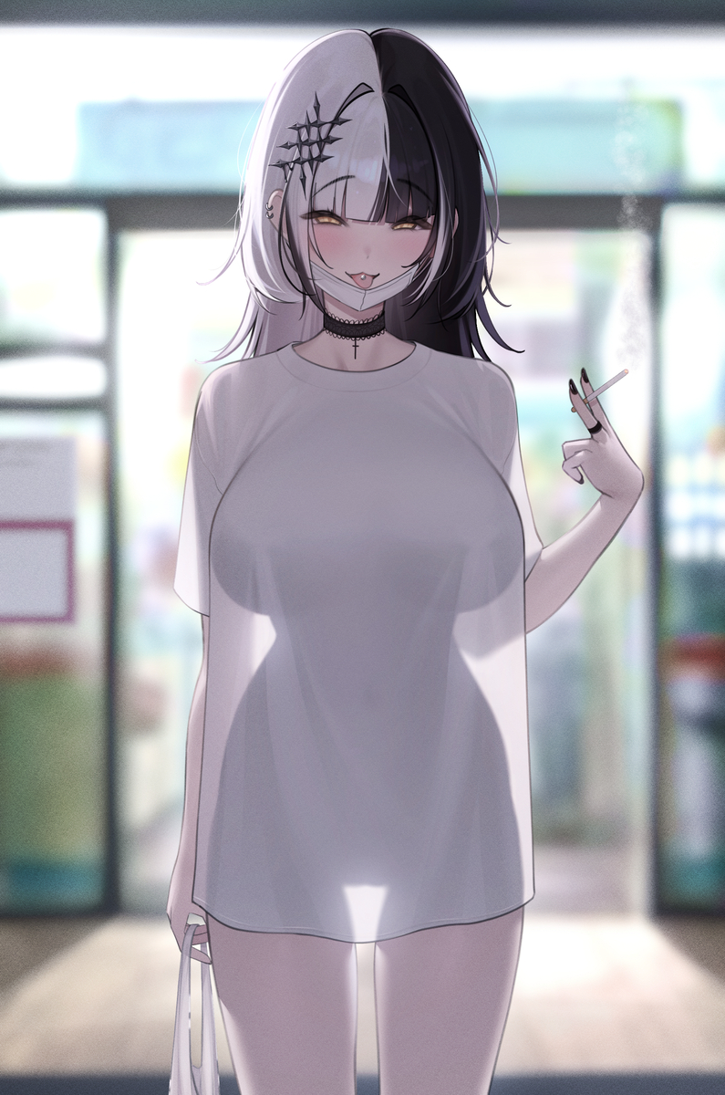 This is a pixiv picture whose title is Late Night Shiori.