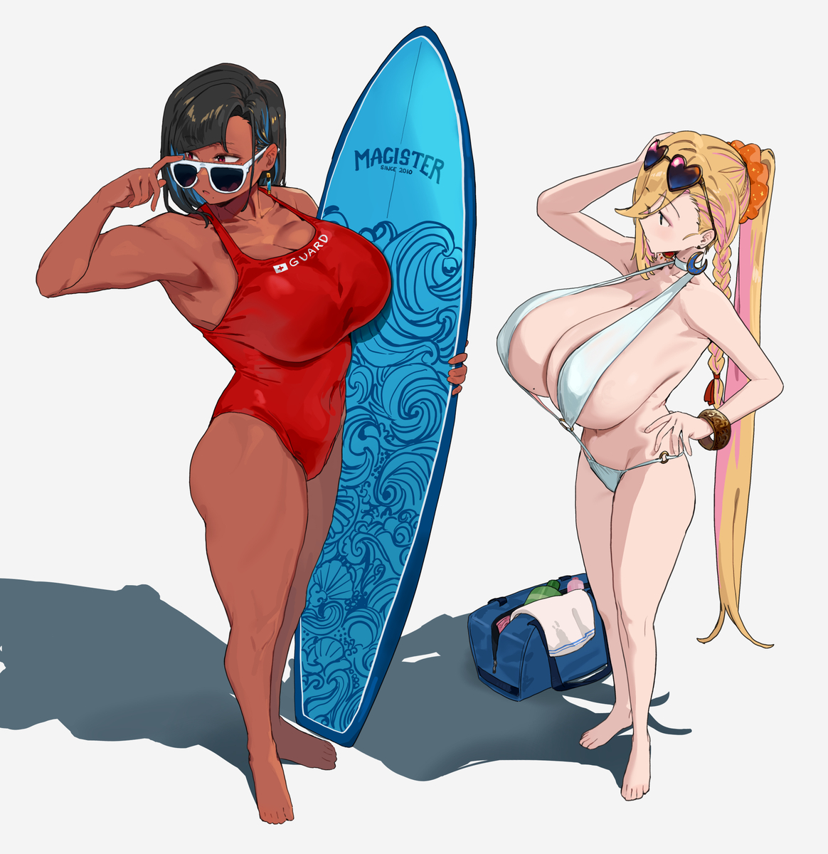This is a pixiv picture whose title is 水着.