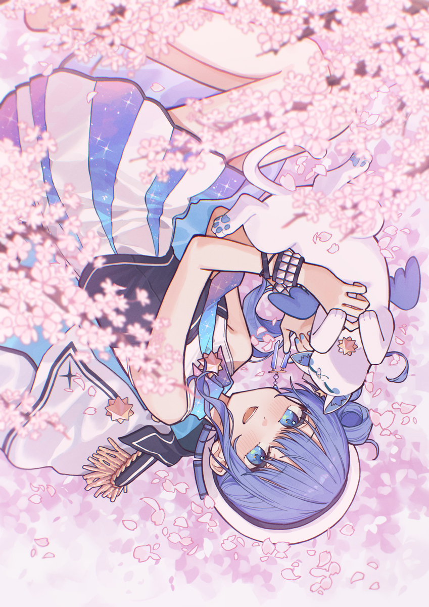 This is a pixiv picture whose title is 桜.