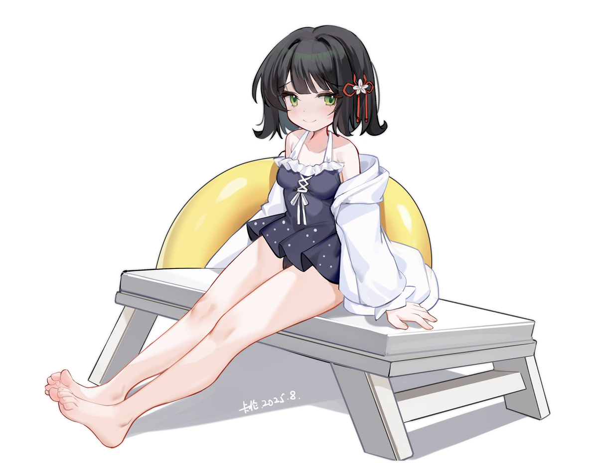 This is a pixiv picture whose title is 百生吟子【约稿】.