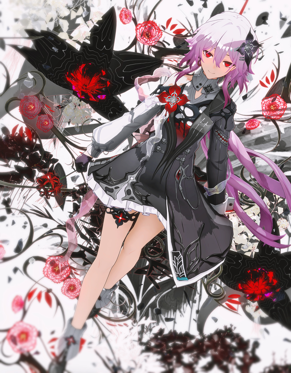 This is a pixiv picture whose title is 【崩壊スターレイル MMD】 長夜月さん.