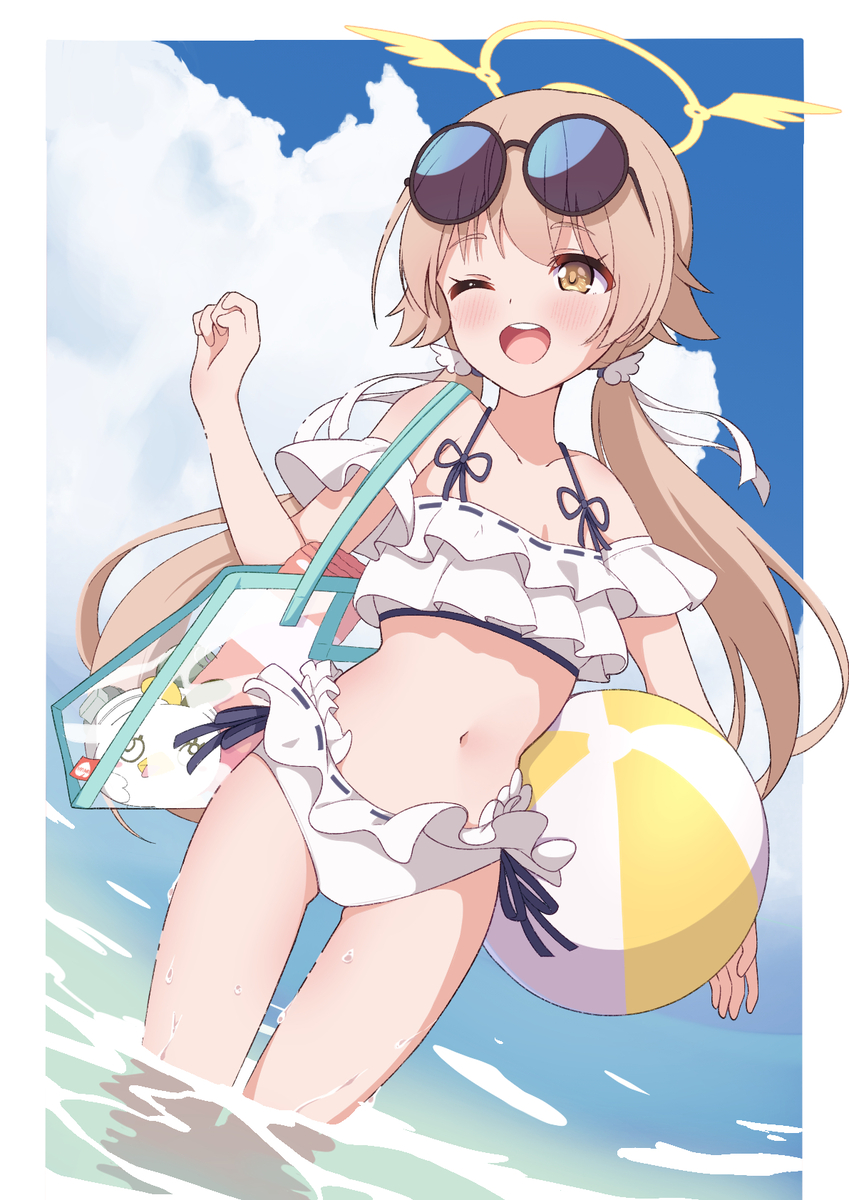 This is a pixiv picture whose title is 水着ヒフミ.