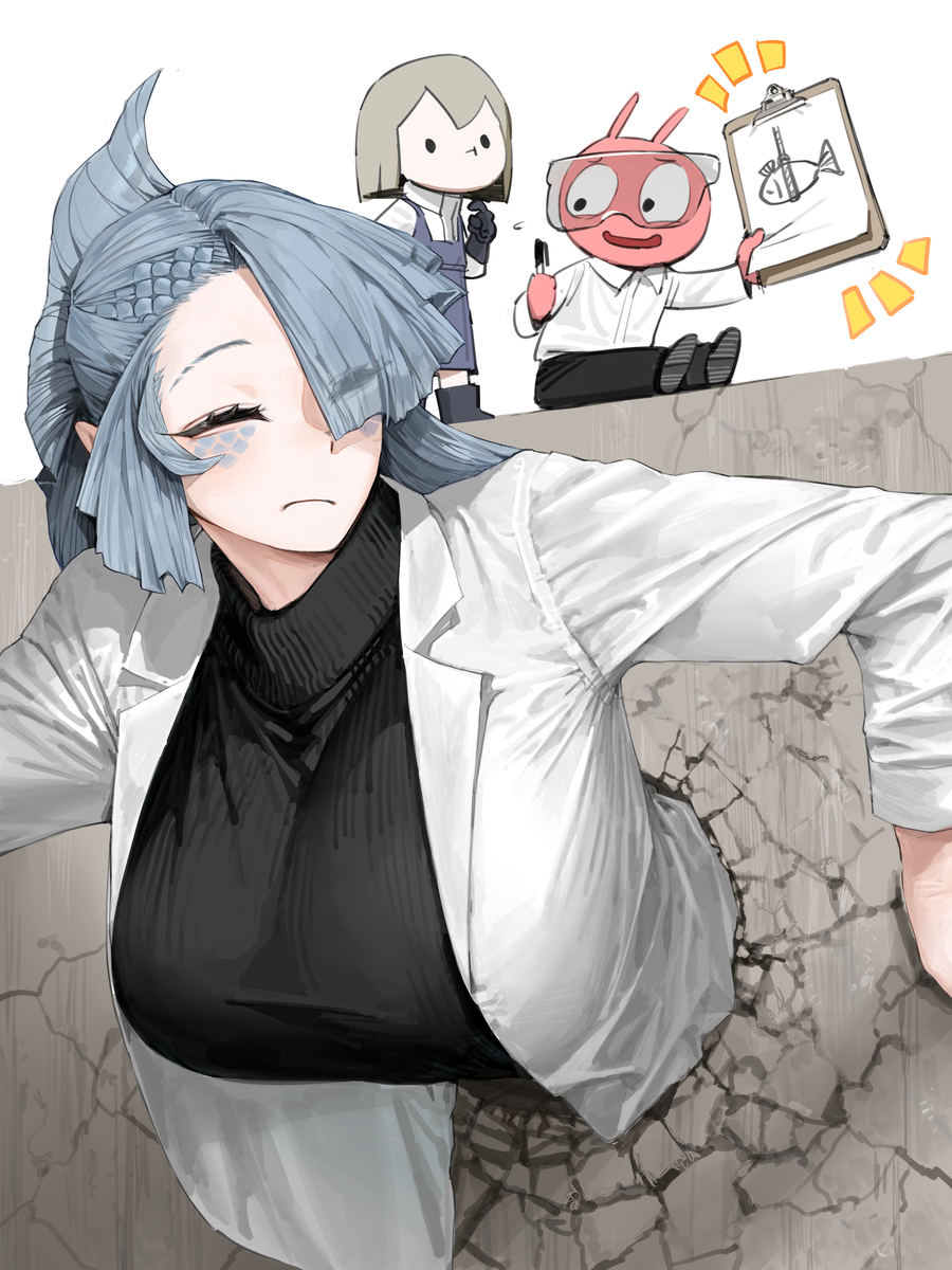 This is a pixiv picture whose title is 음지탐구보고서 뉴 배너.