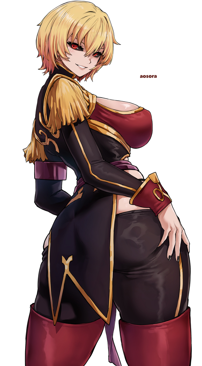 This is a pixiv picture whose title is ガーネット・マクレーン衣装.