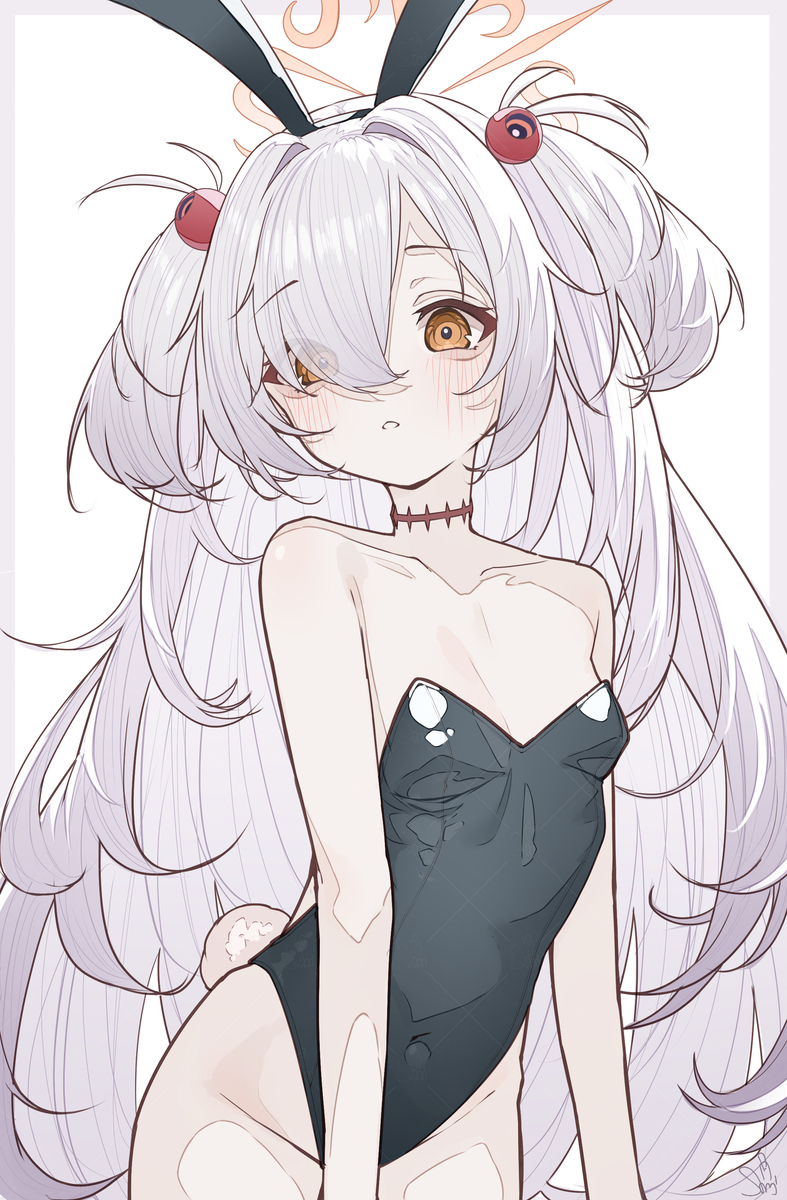 This is a pixiv picture whose title is カノエ（バニー🐰）.