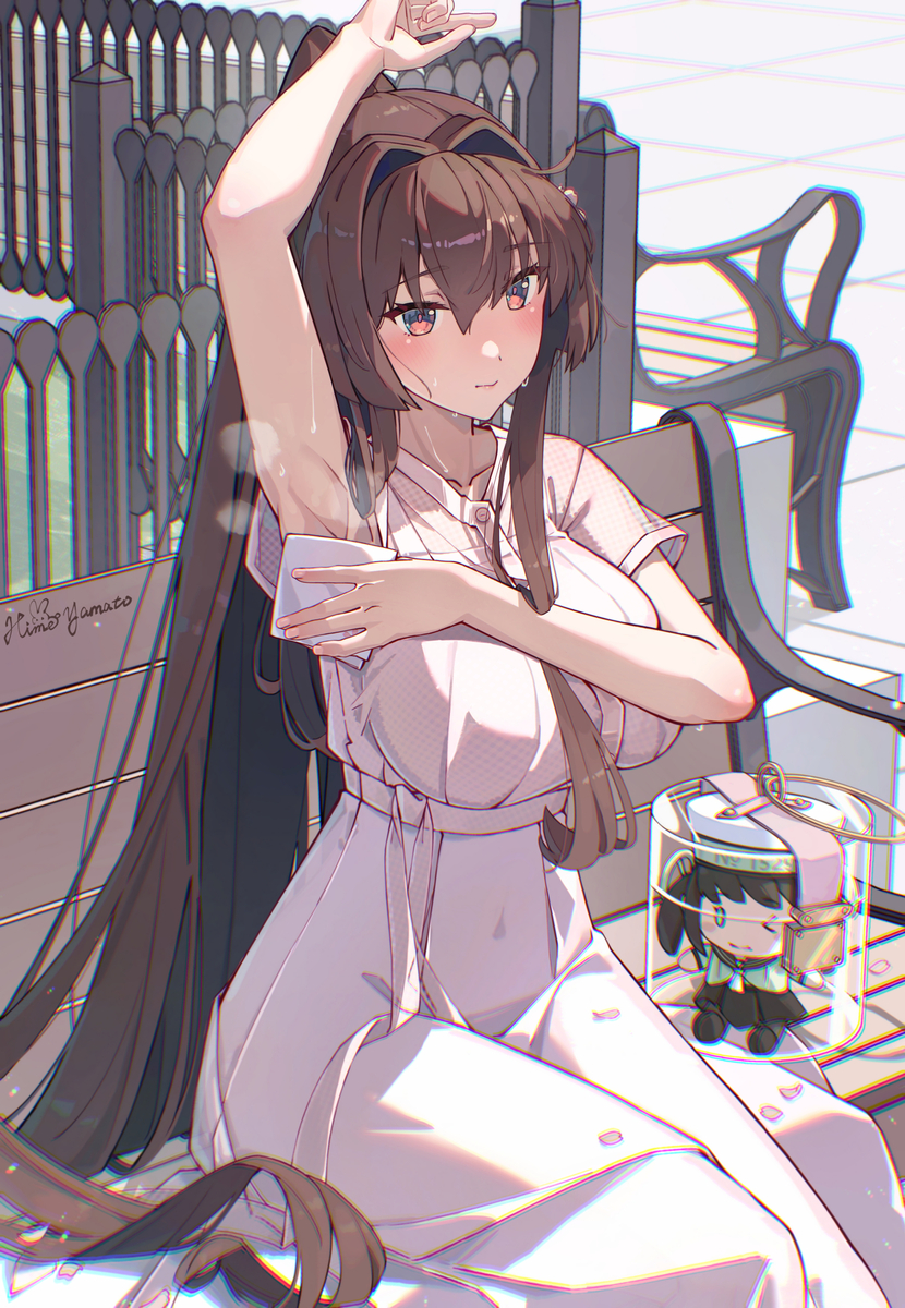 This is a pixiv picture whose title is 大和.