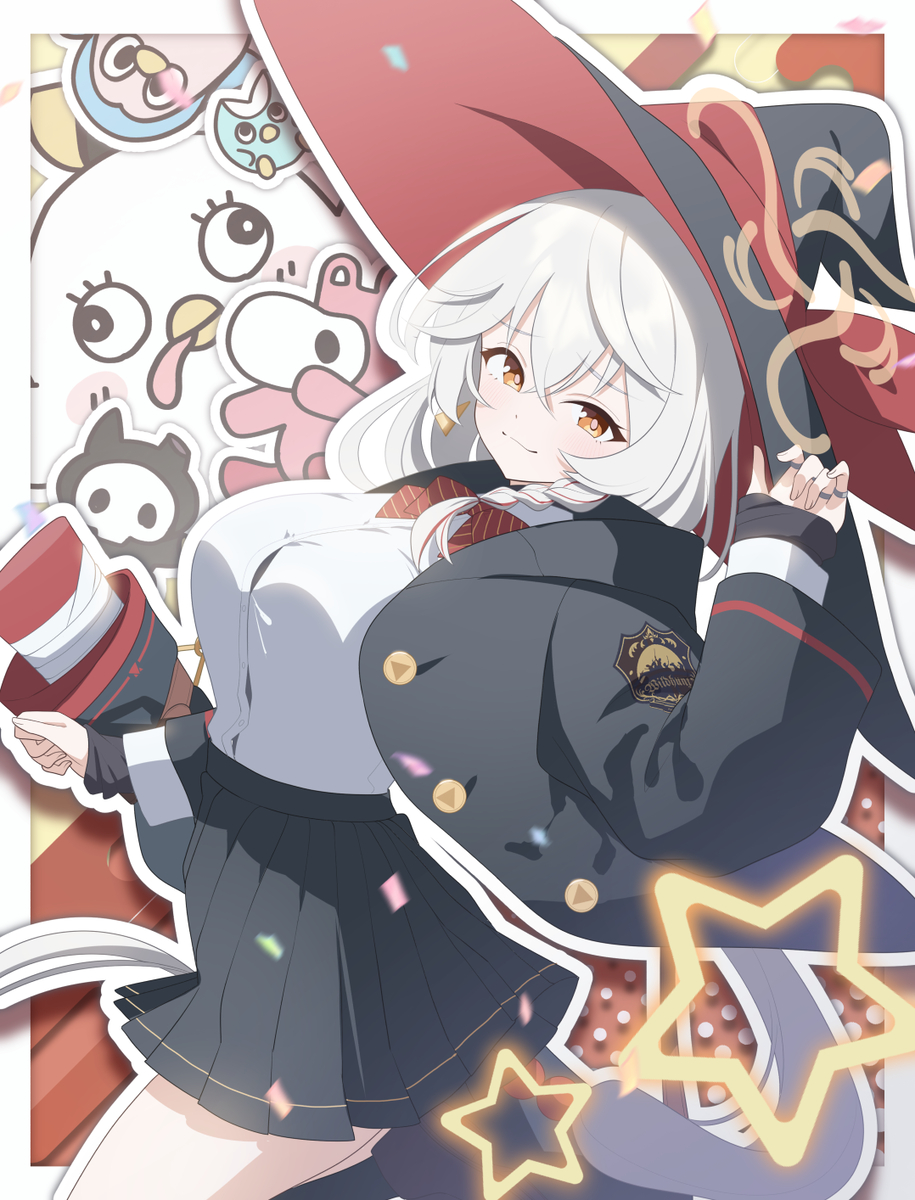 This is a pixiv picture whose title is エリ❤️🖤.