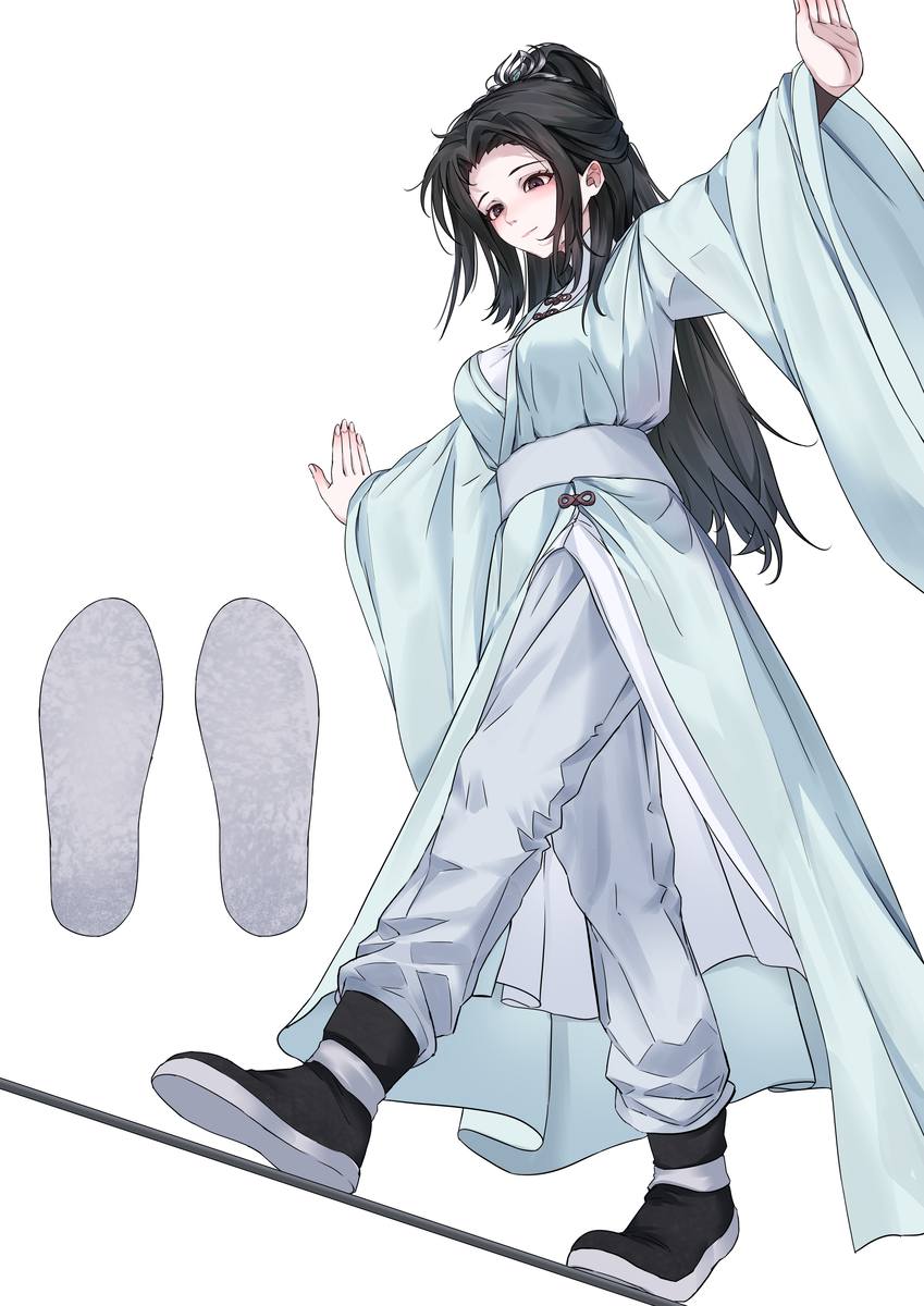 This is a pixiv picture whose title is 欲仙楼-盟主痒鞋走钢丝（约稿）.