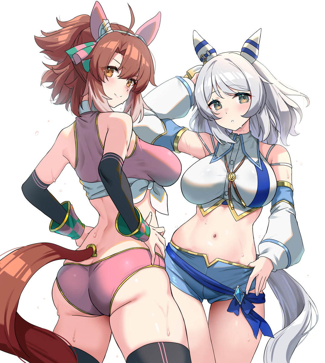 This is a pixiv picture whose title is 勝負服(改)ダンミラ.