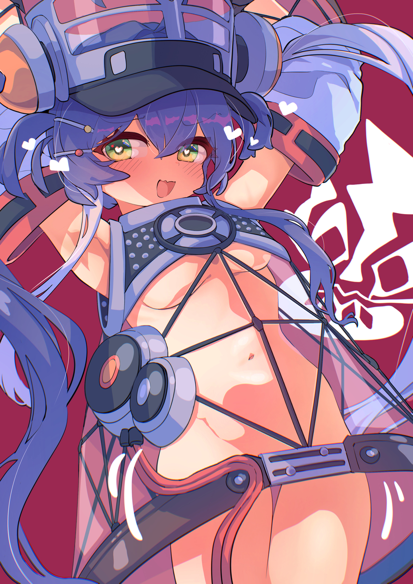 This is a pixiv picture whose title is キュー.