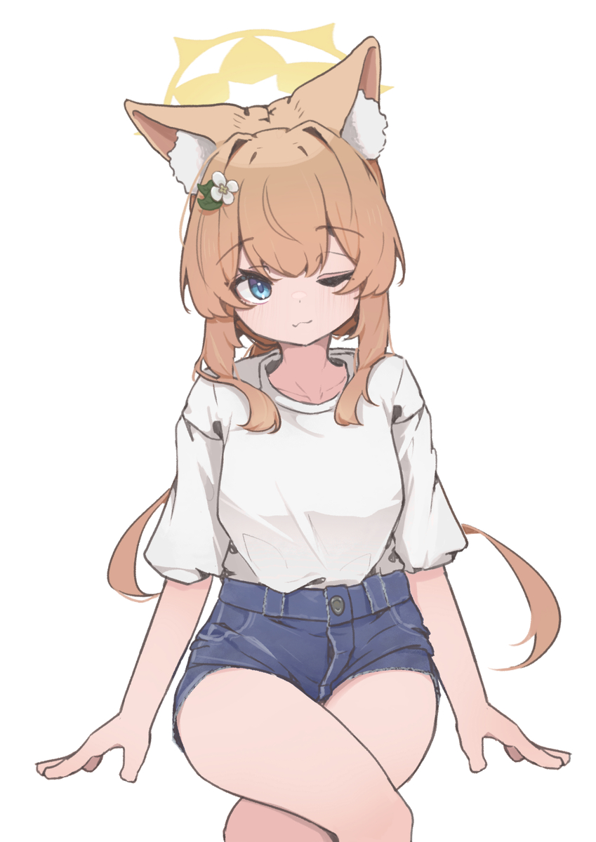 This is a pixiv picture whose title is 청바지 마리.