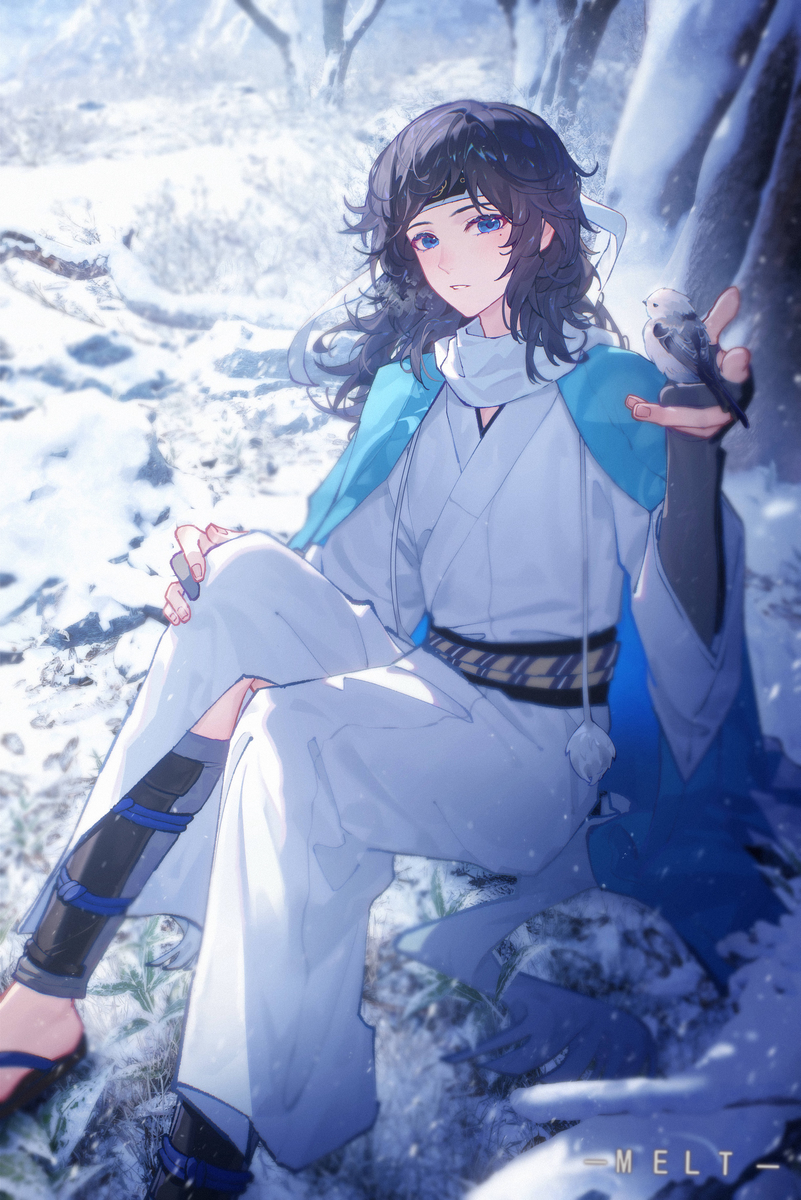 This is a pixiv picture whose title is 大和守安定.