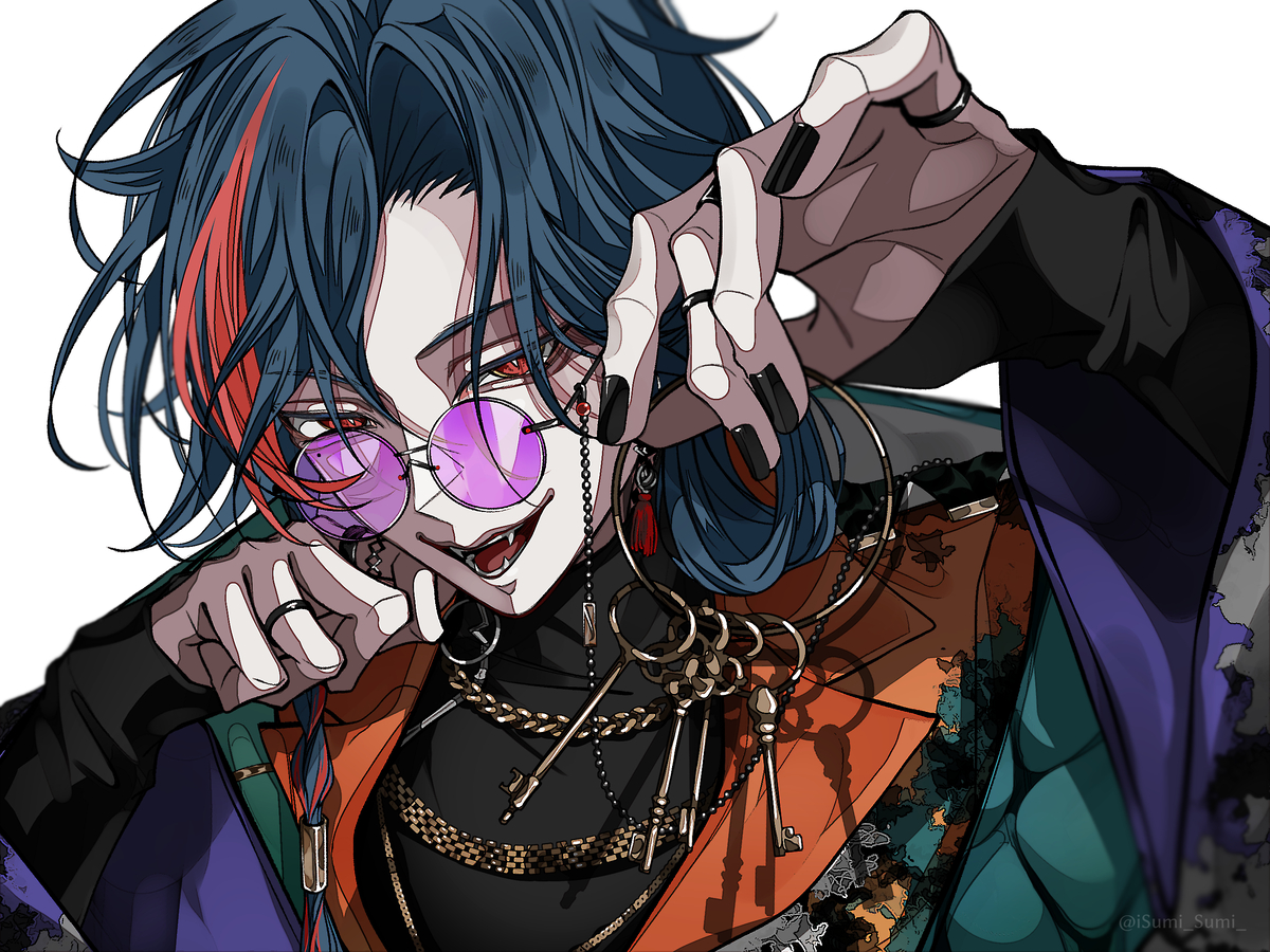 This is a pixiv picture whose title is 🔑🐍.