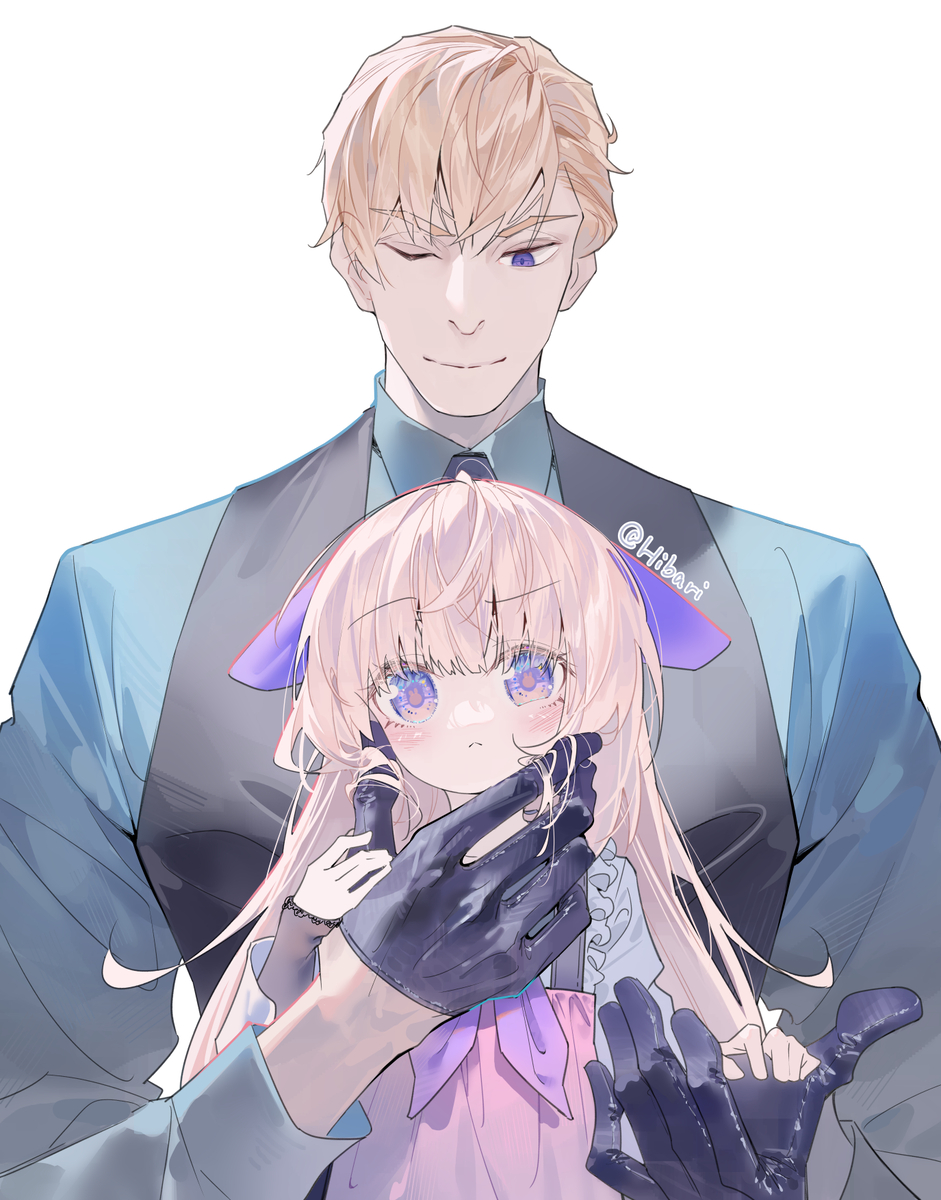 This is a pixiv picture whose title is 完美体型差.